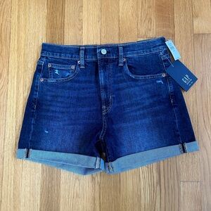 GAP High Rise Denim Shorts - 4” inseam - size 6/28R - Brand New with Tags